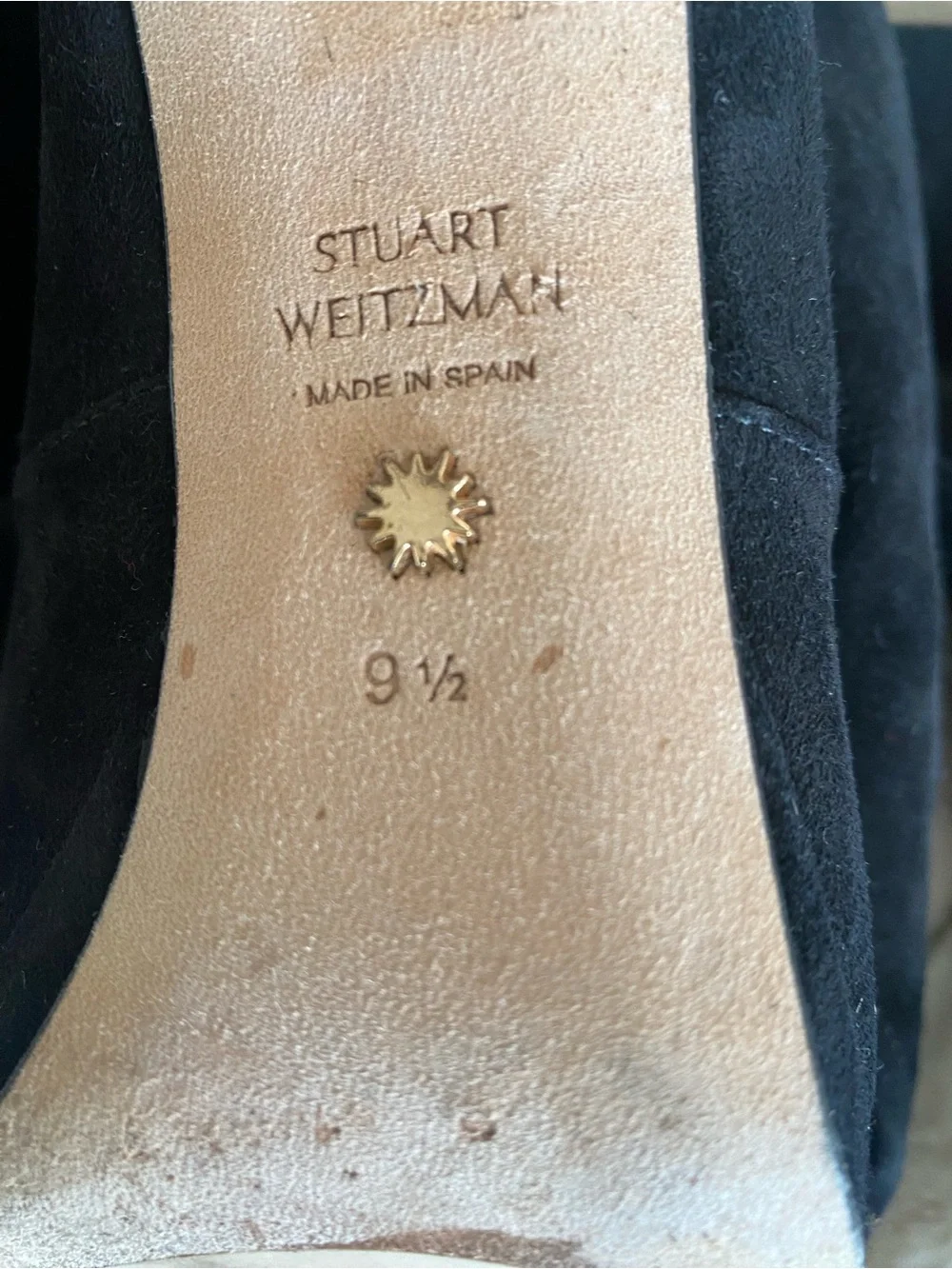 Stuart Weitzman suede over